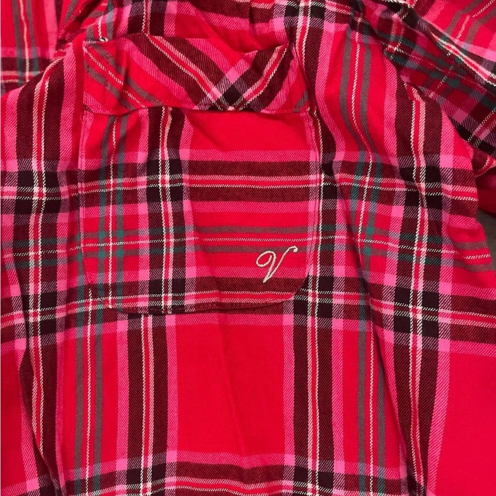 Victoria's Secret Pink Plaid Pajama Set